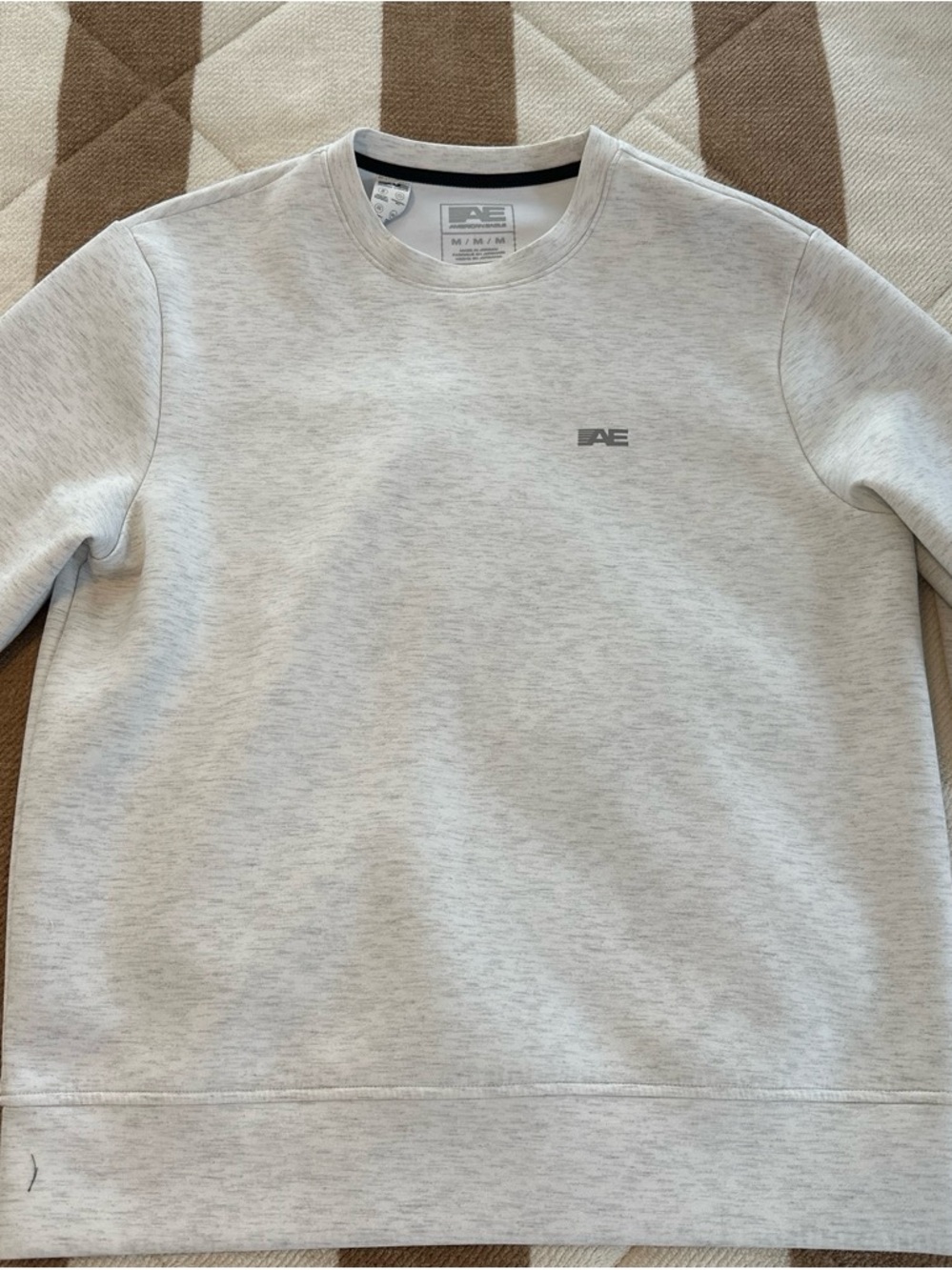 American Eagle Outfitters Light Gray Crewneck Sweatshirt